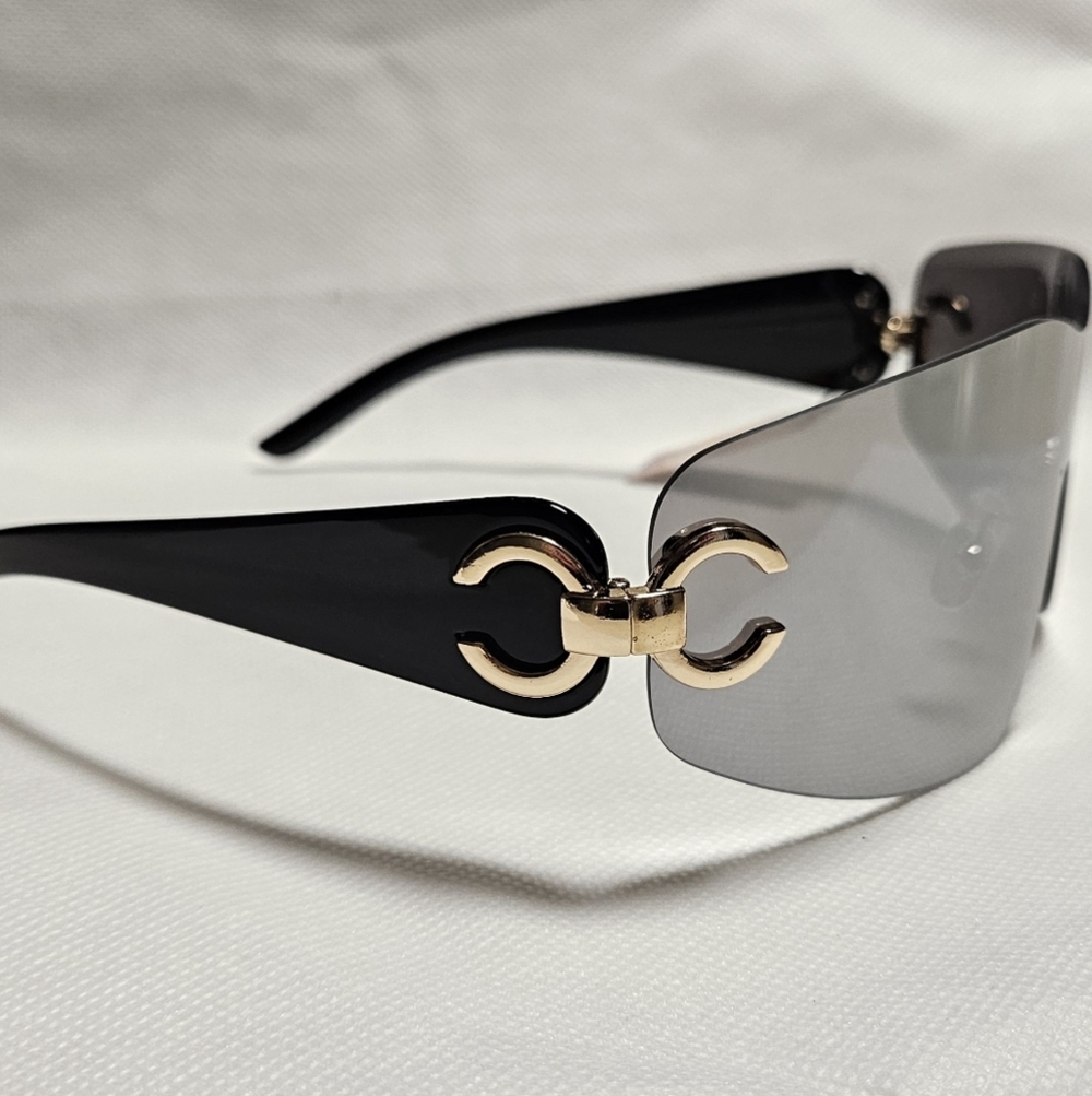 Designer Look Shield Diva Sunglasses New - Picture 2 of 4